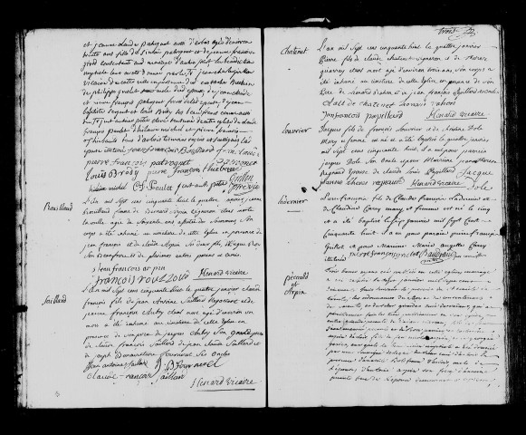 Baptêmes, mariages et sépultures, 1er janvier 1758 - 31 décmebre 1758