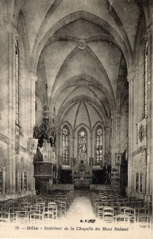 Dole (Jura). 79. L'intérieur de la chapelle du Mont-Roland. Dole.