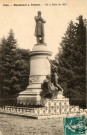 Dole (Jura) 16. Le monument Louis Pasteur (né à Dole en 1822). Dole.