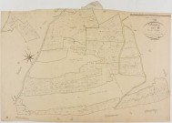 Chevigny, section B, le Village, feuille 4.géomètre : Rosset