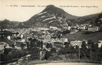 Saint-Claude (Jura). 7. Une vue générale, alt. 390-440 m et le mont Bayard 980m.