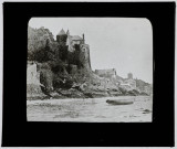 Reproduction d'une vue du château de Pornic.