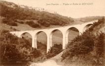 Revigny (Jura). Le viaduc et la vallée. Chalon-sur-Saône, imprimerie Bourgeois Frères.
