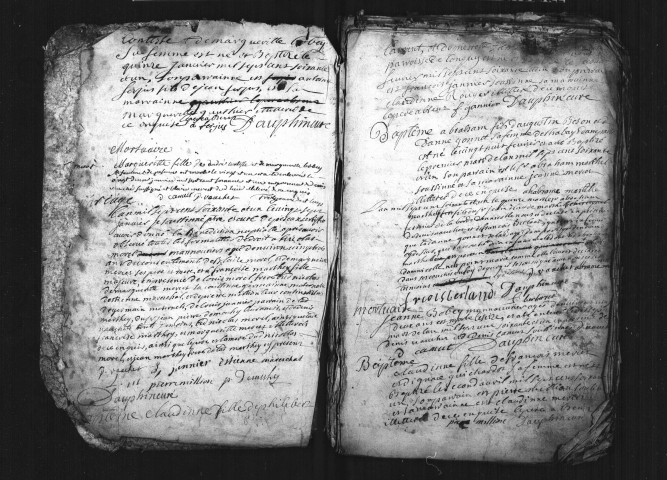 Série communale : baptêmes, mariages, sépultures 29 novembre 1760 - 19 novembre 1792.