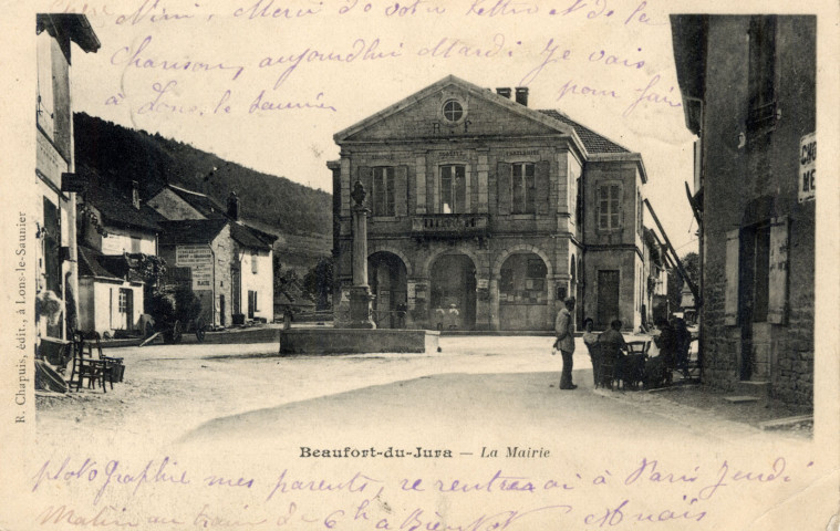 Beaufort (Jura). La mairie. Lons-le-Saunier, R. Chapuis.