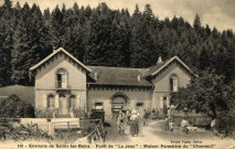 La Joux (Jura). 150. Environs de Salins-les-Bains, la forêt de la Joux, la maison forestière du Chevreuil. Salins, Figuet.