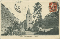 Vatagna (Jura). L'église.