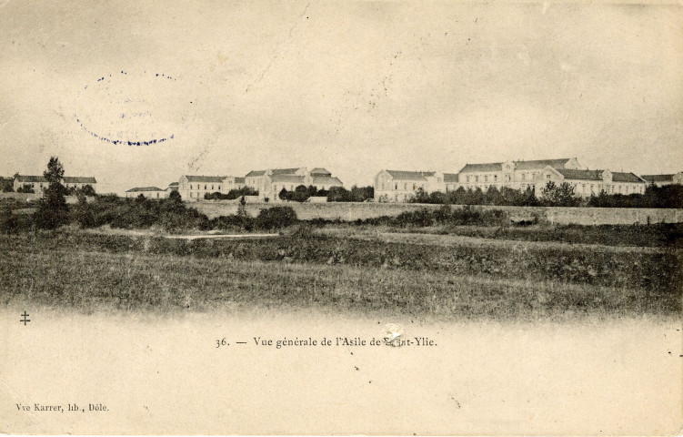Saint-Ylie (Jura). 36. Une vue générale de l'asile. Dole, Veuve Karrer.