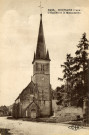 Souvans (Jura). 6435. L'église et le monument aux morts. Besançon, CLB.