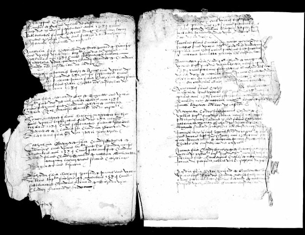 Baptêmes, mariages et sépultures octobre 1583-juin 1591
