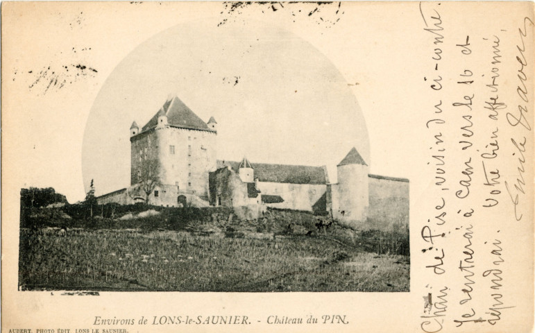 Le Pin (Jura). Environs de Lons-le-Saunier. Le château. Lons-le-Saunier, Aubert.