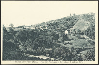 Chevreaux - Châtel le Couvent - Vue sur Chevreaux et les ruines du château fort