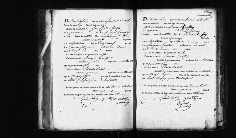 Naissances, décès, publications de mariage 1813-1822 ; mariages 1814-1822.