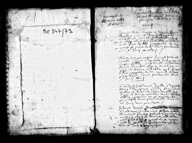 Baptêmes 1616-24 janvier 1677, mariages 9 juin 1624-14 février 1672, sépultures 1661-1673.