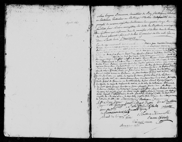 Baptêmes, mariages et sépultures, 1er janvier 1768 - 3 février 1771