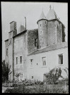 Reproduction d'une vue du château de Ligugé.