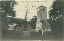 Publy (Jura). L'église et le château.
