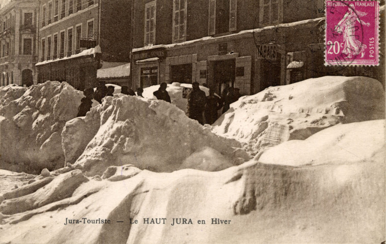 Haut-Jura. Jura-Touristique, le Haut-Jura en hiver.