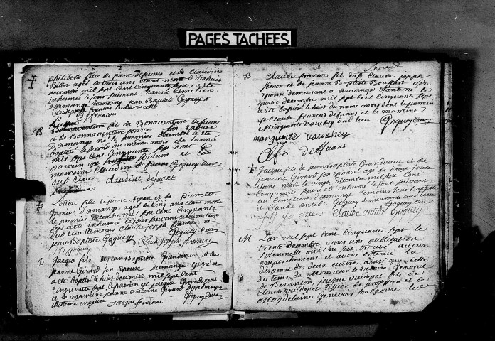 Série communale : baptêmes, mariages, sépultures novembre 1757-mai 1765.
