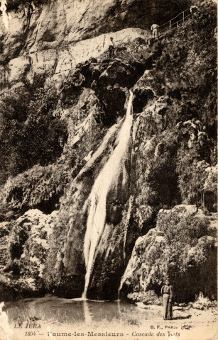 Baume-les-Messieurs (Jura). 1804. La cascade des tufs. Paris, imprimeur Catala Frères.