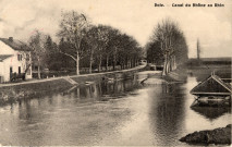 Dole (Jura). Canal du Rhône au Rhin. Dole, H.Ledun.