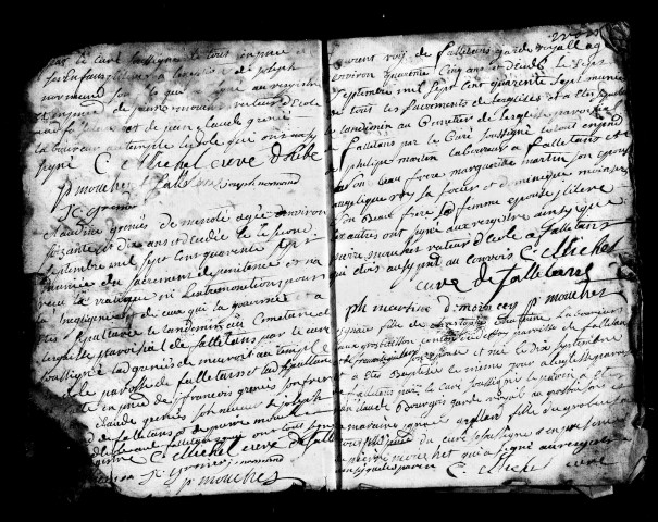 Baptêmes, mariages, sépultures 30 août 1747-11 décembre 1755.