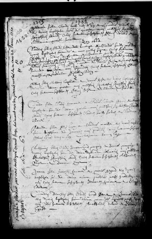 Baptêmes 1662-1713, mariages 1659-1711.