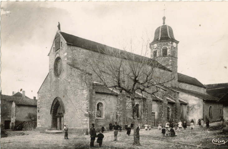 Gigny (Jura). L'église. Mâcon.