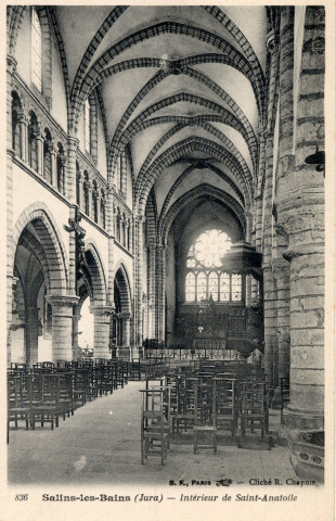 Salins-les-Bains (Jura). 836. L'intérieur de saint Anatoile.