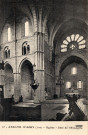 Abbaye d'Acey (Jura). L'église, le côté de l'évangile. Dijon.