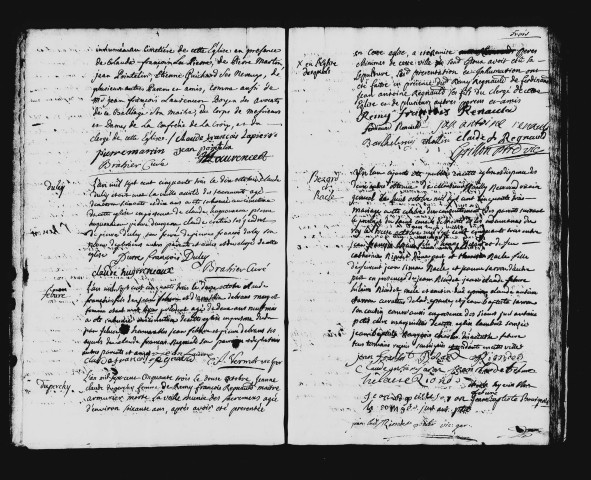 Baptêmes, mariages et sépultures, 4 octobre 1753 - 20 janvier 1755