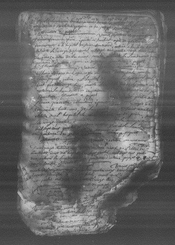 16 mai 1783-20 déc. 1791. Sépultures des civils et des militaires. Document partiellement détruit par l’incendie de 1825.