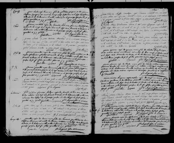 Mariages et sépultures, 25 sept. 1772-31 déc. 1786.