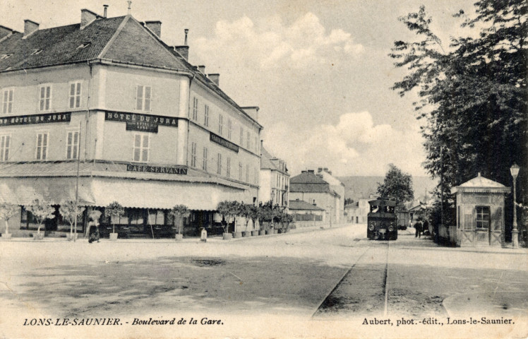 Lons-le-Saunier (Jura). Boulevard de la Gare. Lons-le-Saunier, Aubert.