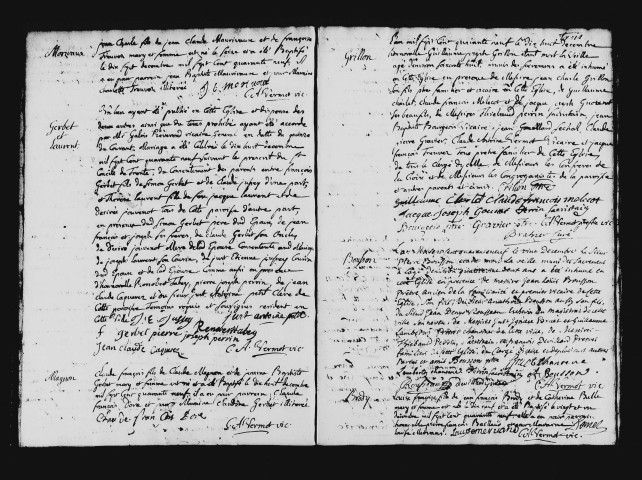 Baptêmes, mariages et sépultures, 30 novembre 1749 - 21 mai 1751
