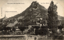 Salins-les-Bains (Jura). L'église Saint-Anatoile, le Fort Belin. Salins-les-Bains, Libr. David-Mauras.