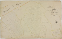 Marnézia, section A, la Combe de Feu, feuille 2.géomètre : Guyard