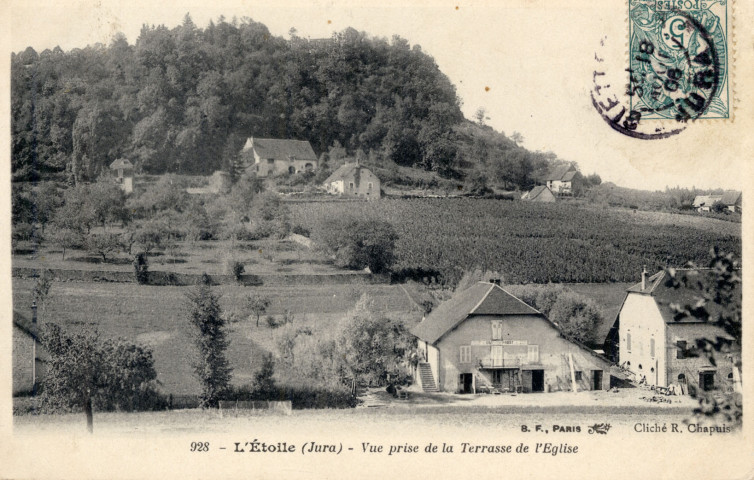 L'Étoile (Jura). 928. Vue prise de la Terrasse de l'église. Paris, B.F.