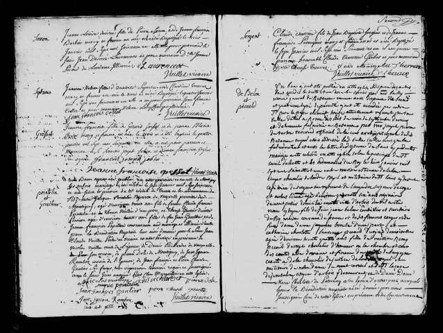 Baptêmes, mariages et sépultures, 1er janvier 1761 - 17 février 1762