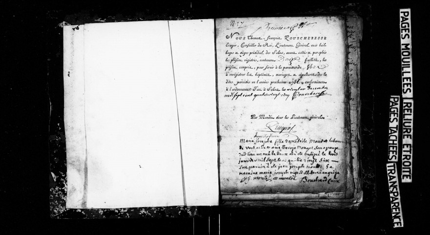 Baptêmes, mariages, sépultures 1786-1792. Naissances, mariages, décès an IV-an X.