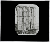 Reproduction d'une vue du donjon du château de Vincennes.