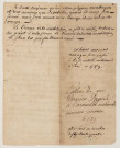 Lettres écrites en 1789