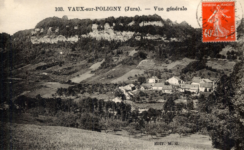 Vaux-sur-Poligny (Jura). 103. Vue générale, M.G.