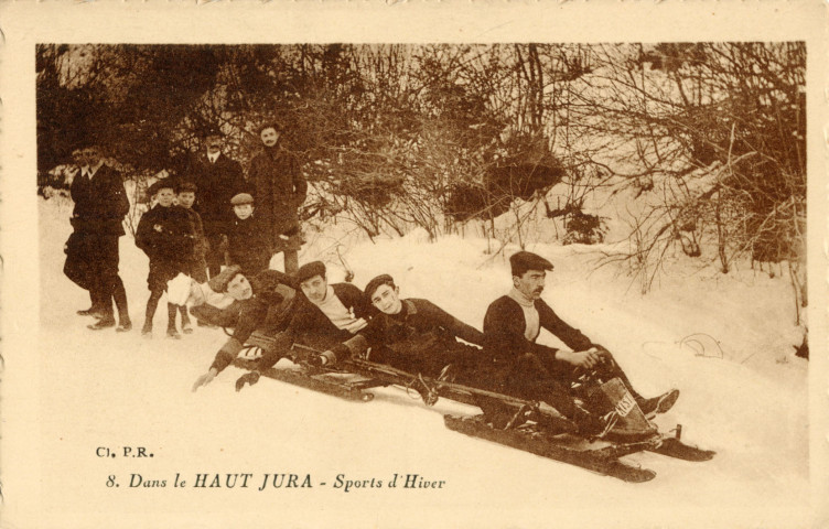Dans le Haut-Jura. 8. Les sports d'hiver. CI. PR.