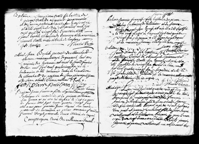Baptêmes, mariages, sépultures 2 janvier 1786 - 27 décembre 1792.