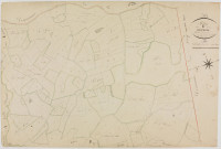 Blois-sur-Seille, section B, les Chaumois, feuille 2.géomètre : Mathieu