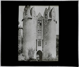 Reproduction d'une vue du grand châtelet du château de Montreuil-Bellay.