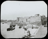 Reproduction d'une vue du château de Brest.