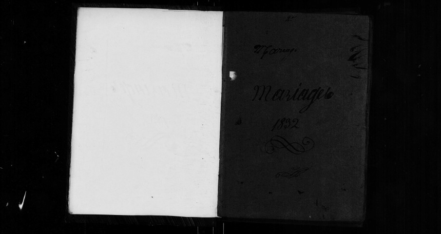 Mariages mars 1832-1852.