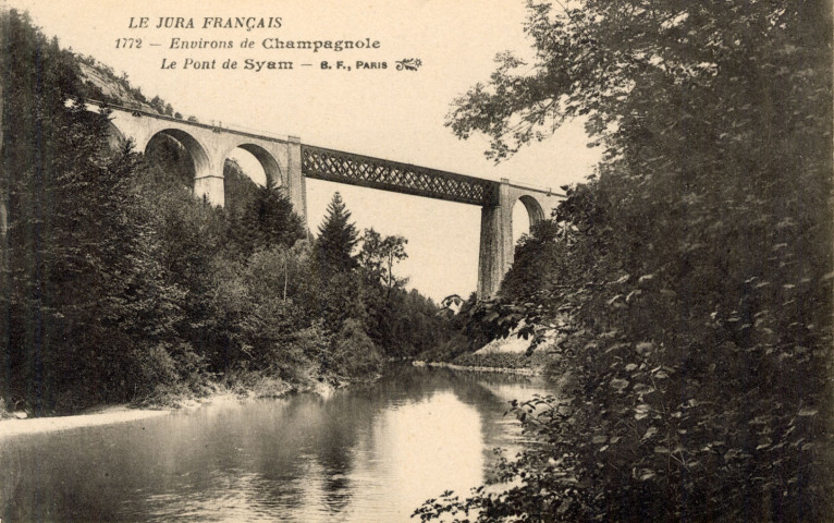 Syam (Jura). 1772. Le Jura français. Environs de Champagnole, le pont de Syam. Paris, B.F.